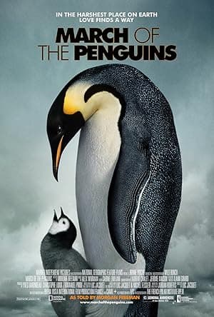 movie poster for MARCH OF THE PENGUINS