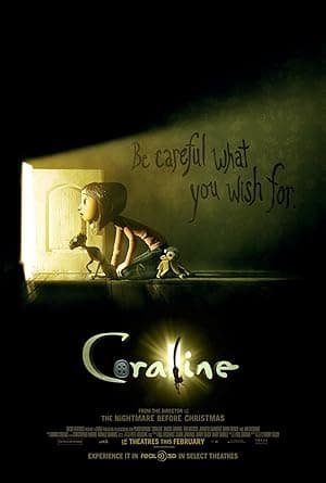 movie poster for CORALINE